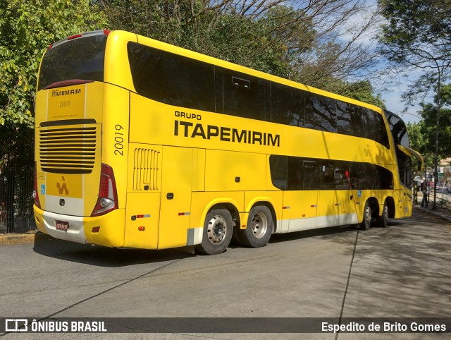 Viação Itapemirim 20019 na cidade de São Paulo, São Paulo, Brasil, por Espedito de Brito Gomes. Número da foto: #9663156.