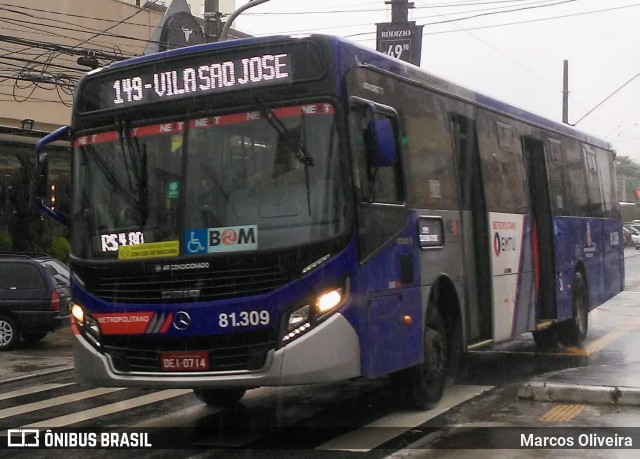 Next Mobilidade - ABC Sistema de Transporte 81.309 na cidade de São Bernardo do Campo, São Paulo, Brasil, por Marcos Oliveira. ID da foto: 9662443.