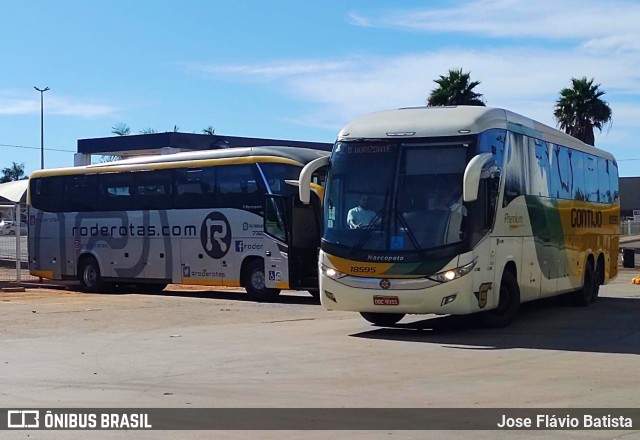 Empresa Gontijo de Transportes 18595 na cidade de Goiânia, Goiás, Brasil, por Jose Flávio Batista. Número da foto: #9663300.
