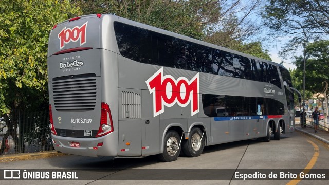 Auto Viação 1001 RJ 108.1139 na cidade de São Paulo, São Paulo, Brasil, por Espedito de Brito Gomes. ID da foto: 9663001.