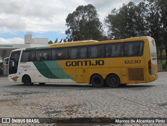 Empresa Gontijo de Transportes 12230 na cidade de Perdões, Minas Gerais, Brasil, por Marcos de Alcantara Pinto. Número da foto: #9662718.