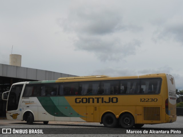 Empresa Gontijo de Transportes 12230 na cidade de Perdões, Minas Gerais, Brasil, por Marcos de Alcantara Pinto. Número da foto: #9662658.