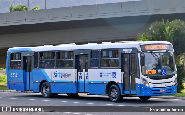 Emflotur - Empresa Florianópolis de Transportes Coletivos 3319 na cidade de Florianópolis, Santa Catarina, Brasil, por Francisco Ivano. Número da foto: #9661690.