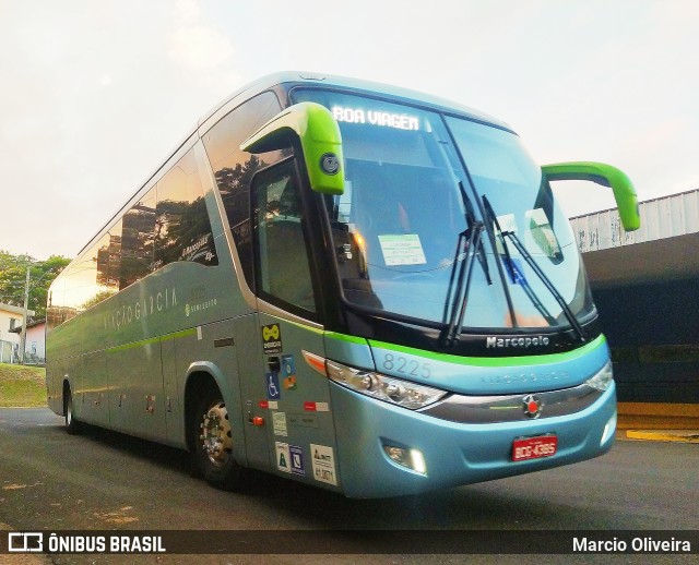 Viação Garcia 8225 na cidade de Botucatu, São Paulo, Brasil, por Marcio Oliveira. ID da foto: 9661269.