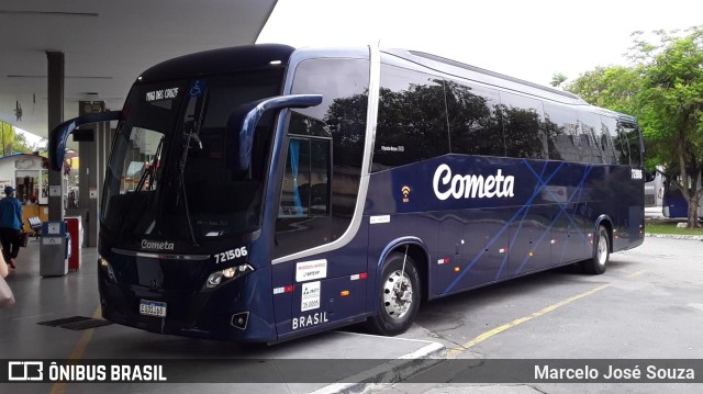 Viação Cometa 721506 na cidade de Mogi das Cruzes, São Paulo, Brasil, por Marcelo José Souza. ID da foto: 9661127.