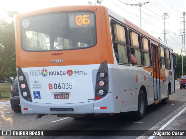 Expresso Nossa Senhora da Glória B06035 na cidade de Nova Iguaçu, Rio de Janeiro, Brasil, por Augusto César. Número da foto: #9660586.