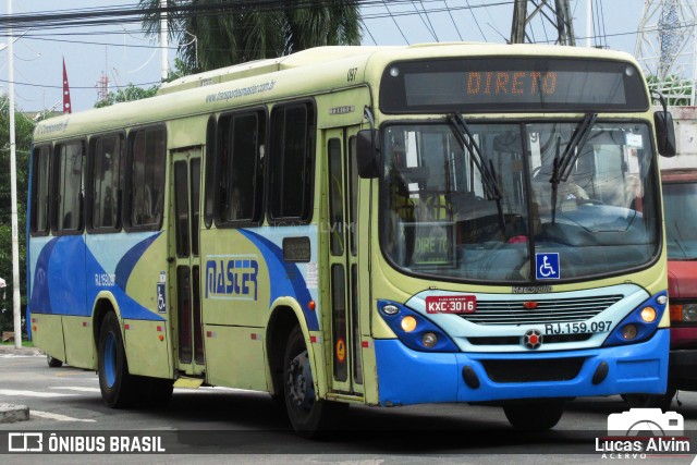 Master Transportes Coletivos de Passageiros RJ 159.097 na cidade de Nova Iguaçu, Rio de Janeiro, Brasil, por Lucas Alvim. Número da foto: #9662286.