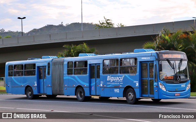 Biguaçu Transportes Coletivos Administração e Participação 1112 na cidade de Florianópolis, Santa Catarina, Brasil, por Francisco Ivano. ID da foto: 9661760.