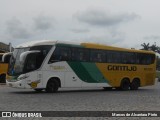 Empresa Gontijo de Transportes 18395 na cidade de Perdões, Minas Gerais, Brasil, por Marcos de Alcantara Pinto. ID da foto: :id.