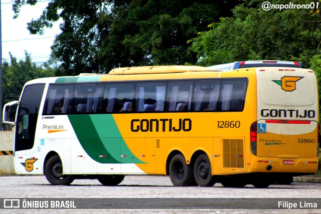 Empresa Gontijo de Transportes 12860 na cidade de Vitória da Conquista, Bahia, Brasil, por Filipe Lima. ID da foto: 9665829.