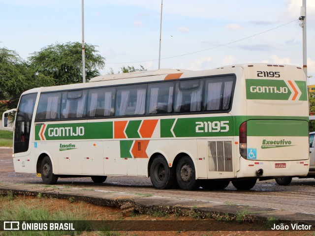 Empresa Gontijo de Transportes 21195 na cidade de Juazeiro, Bahia, Brasil, por João Victor. ID da foto: 9665122.