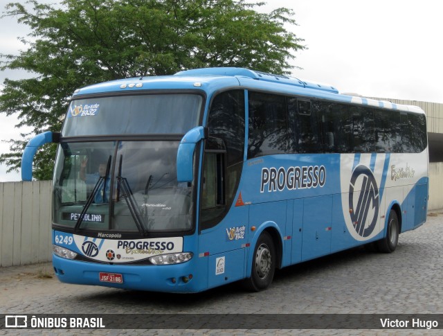 Auto Viação Progresso 6249 na cidade de Caruaru, Pernambuco, Brasil, por Victor Hugo. ID da foto: 9665414.