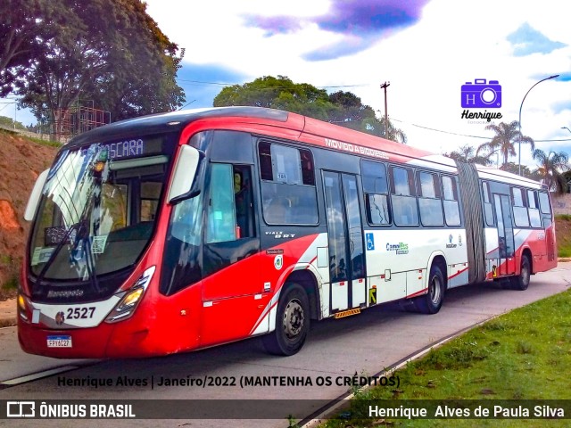 Expresso CampiBus 2527 na cidade de Campinas, São Paulo, Brasil, por Henrique Alves de Paula Silva. ID da foto: 9663778.