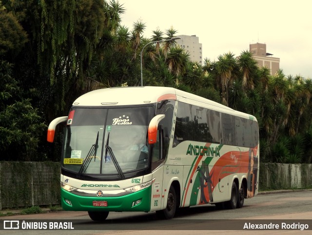 Empresa de Transportes Andorinha 6162 na cidade de Curitiba, Paraná, Brasil, por Alexandre Rodrigo. ID da foto: 9664257.