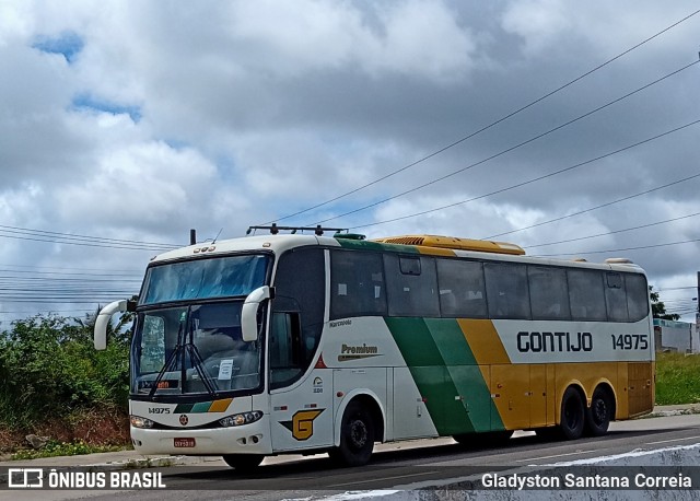 Empresa Gontijo de Transportes 14975 na cidade de Nossa Senhora do Socorro, Sergipe, Brasil, por Gladyston Santana Correia. ID da foto: 9664555.