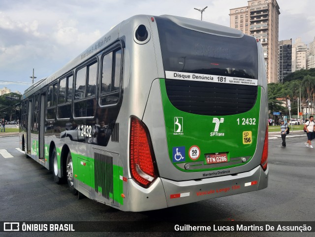 Viação Gato Preto 1 2432 na cidade de São Paulo, São Paulo, Brasil, por Guilherme Lucas Martins De Assunção. Número da foto: #9663948.