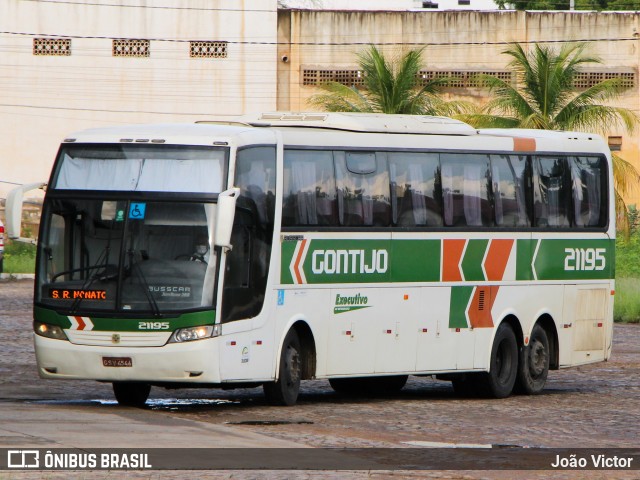 Empresa Gontijo de Transportes 21195 na cidade de Juazeiro, Bahia, Brasil, por João Victor. ID da foto: 9665109.