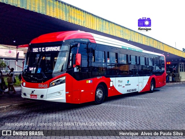 Itajaí Transportes Coletivos 2040 na cidade de Campinas, São Paulo, Brasil, por Henrique Alves de Paula Silva. Número da foto: #9663789.
