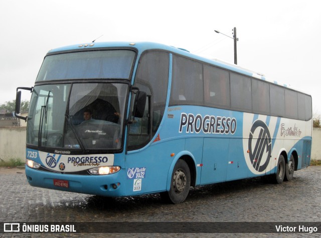 Auto Viação Progresso 7253 na cidade de Caruaru, Pernambuco, Brasil, por Victor Hugo. Número da foto: #9665340.