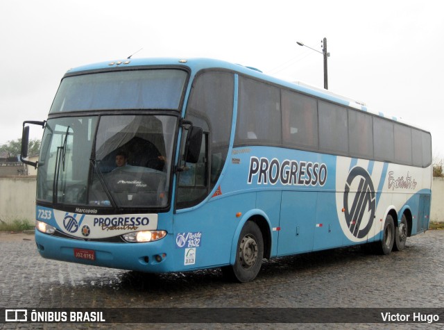 Auto Viação Progresso 7253 na cidade de Caruaru, Pernambuco, Brasil, por Victor Hugo. ID da foto: 9665340.