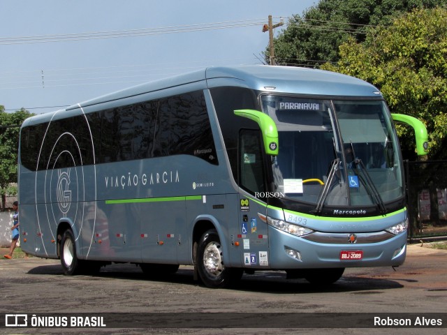 Viação Garcia 8493 na cidade de Paranavaí, Paraná, Brasil, por Robson Alves. Número da foto: #9664058.