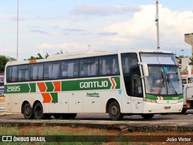 Empresa Gontijo de Transportes 21195 na cidade de Juazeiro, Bahia, Brasil, por João Victor. ID da foto: 9665080.