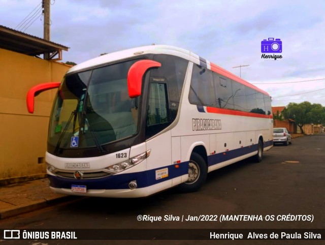 Viação Piracicabana 1623 na cidade de Luís Antônio, São Paulo, Brasil, por Henrique Alves de Paula Silva. Número da foto: #9663850.