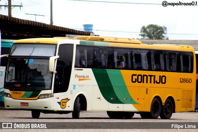 Empresa Gontijo de Transportes 12860 na cidade de Vitória da Conquista, Bahia, Brasil, por Filipe Lima. ID da foto: 9665837.