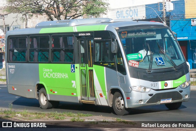 Transbus Cachoeirinha 927 na cidade de Cachoeirinha, Rio Grande do Sul, Brasil, por Rafael Lopes de Freitas. ID da foto: 9665882.