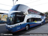 Pullman Eme Bus 244 na cidade de Estación Central, Santiago, Metropolitana de Santiago, Chile, por Marco Antonio Martinez Cifuentes. Número da foto: #:id.