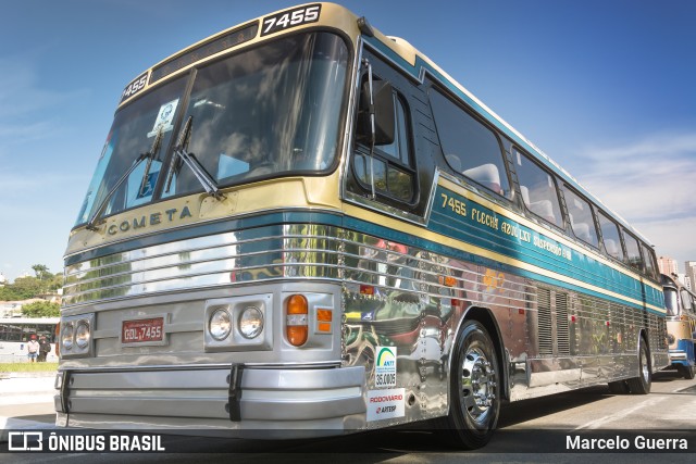 Viação Cometa 7455 na cidade de São Paulo, São Paulo, Brasil, por Marcelo Guerra. Número da foto: #9668623.