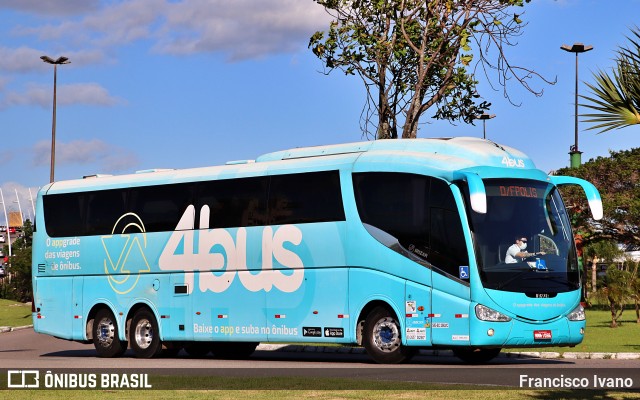 4bus - Cooperativa de Transporte Rodoviário de Passageiros Serviços e Tecnologia - Buscoop 1056 na cidade de Florianópolis, Santa Catarina, Brasil, por Francisco Ivano. ID da foto: 9668818.