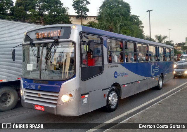 Grapiúna Turismo 15190 na cidade de Cariacica, Espírito Santo, Brasil, por Everton Costa Goltara. ID da foto: 9668493.