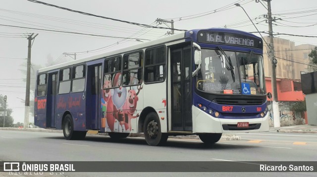 BR7 Mobilidade 601 na cidade de São Bernardo do Campo, São Paulo, Brasil, por Ricardo Santos. Número da foto: #9667538.