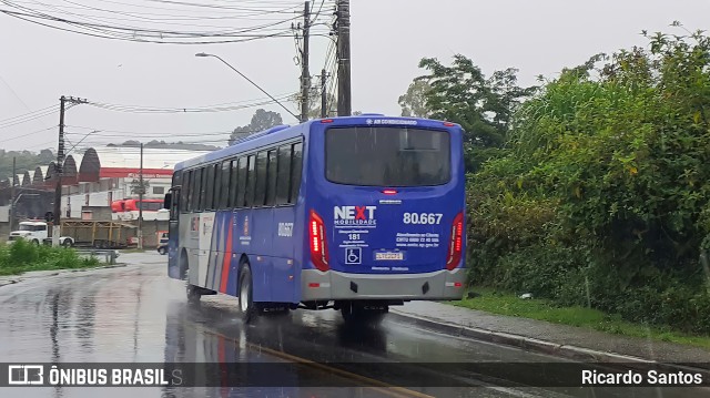 Next Mobilidade - ABC Sistema de Transporte 80.667 na cidade de São Bernardo do Campo, São Paulo, Brasil, por Ricardo Santos. ID da foto: 9667568.