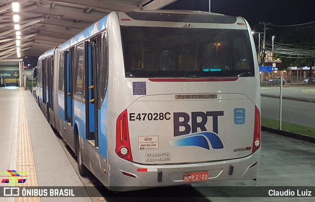Viação Redentor E47028C na cidade de Rio de Janeiro, Rio de Janeiro, Brasil, por Claudio Luiz. Número da foto: #9667381.