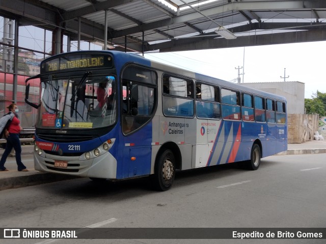 Viação Cidade de Caieiras 22111 na cidade de Franco da Rocha, São Paulo, Brasil, por Espedito de Brito Gomes. Número da foto: #9666354.