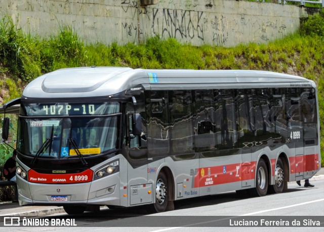 Express Transportes Urbanos Ltda 4 8999 na cidade de São Paulo, São Paulo, Brasil, por Luciano Ferreira da Silva. ID da foto: 9667349.