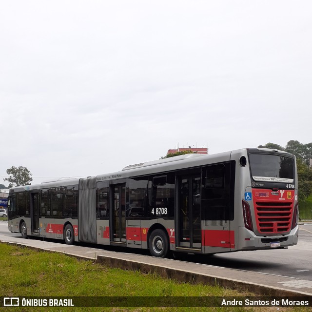 Express Transportes Urbanos Ltda 4 8708 na cidade de São Paulo, São Paulo, Brasil, por Andre Santos de Moraes. Número da foto: #9667206.