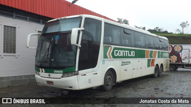 Empresa Gontijo de Transportes 20120 na cidade de João Monlevade, Minas Gerais, Brasil, por Jonatas Costa da Mata. ID da foto: 9667224.