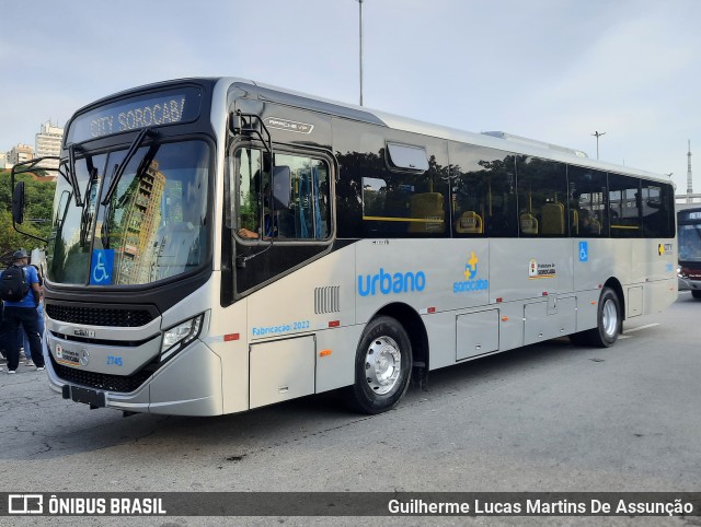 City Transporte Urbano Intermodal Sorocaba 2745 na cidade de São Paulo, São Paulo, Brasil, por Guilherme Lucas Martins De Assunção. ID da foto: 9672372.