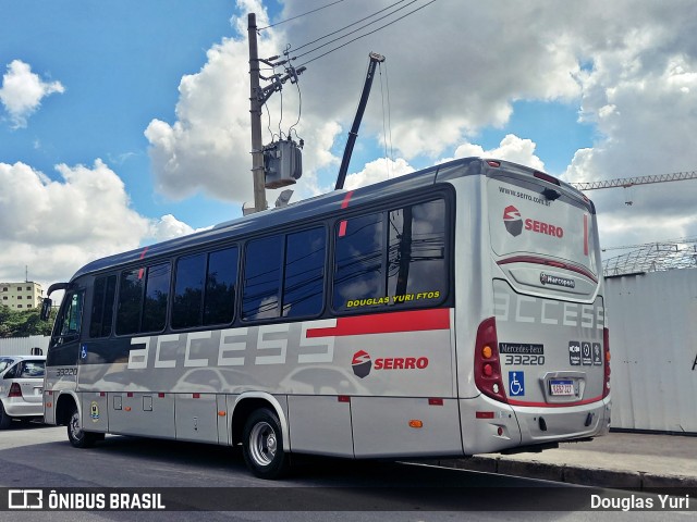 Viação Serro 33220 na cidade de Contagem, Minas Gerais, Brasil, por Douglas Yuri. ID da foto: 9669767.