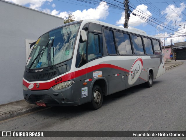 Viação Mimo 680 na cidade de Franco da Rocha, São Paulo, Brasil, por Espedito de Brito Gomes. Número da foto: #9669300.