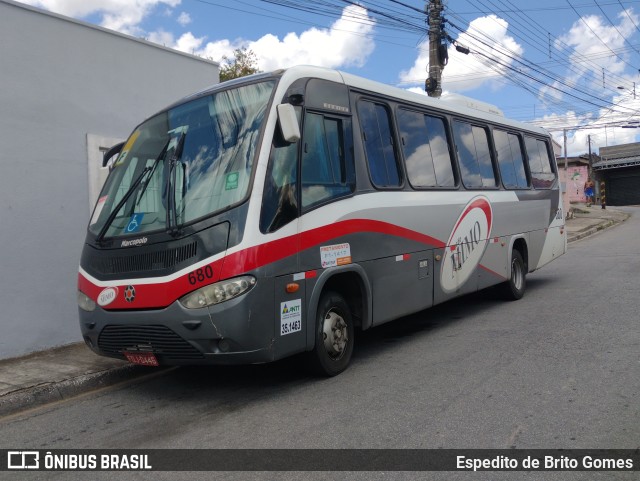 Viação Mimo 680 na cidade de Franco da Rocha, São Paulo, Brasil, por Espedito de Brito Gomes. ID da foto: 9669300.