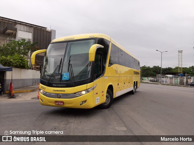 Viação Itapemirim 60043 na cidade de Rio de Janeiro, Rio de Janeiro, Brasil, por Marcelo Horta. ID da foto: 9669141.