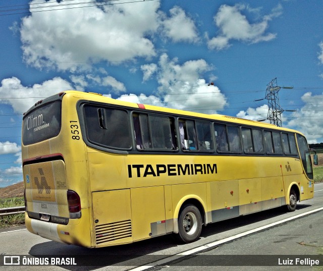 Viação Itapemirim 8531 na cidade de Joaquim Nabuco, Pernambuco, Brasil, por Luiz Fellipe. ID da foto: 9672435.