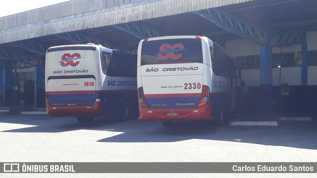 Viação São Cristóvão 2330 na cidade de São João del Rei, Minas Gerais, Brasil, por Carlos Eduardo Santos. Número da foto: #9671897.