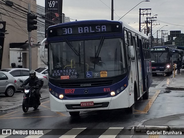 BR7 Mobilidade 611 na cidade de São Bernardo do Campo, São Paulo, Brasil, por Gabriel Brunhara. Número da foto: #9671257.