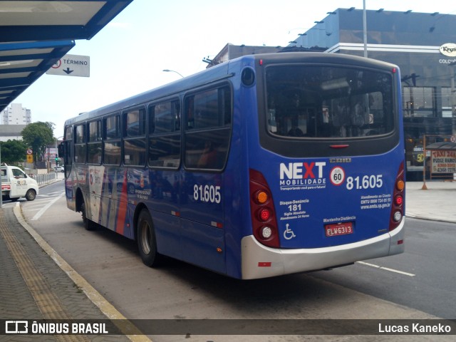 Next Mobilidade - ABC Sistema de Transporte 81.605 na cidade de São Bernardo do Campo, São Paulo, Brasil, por Lucas Kaneko. ID da foto: 9670855.