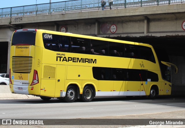 Viação Itapemirim 17007 na cidade de São Paulo, São Paulo, Brasil, por George Miranda. Número da foto: #9670537.